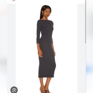 Beautiful NWT James Perse Bodycon Ribbed Boatneck Dress Make an offer!